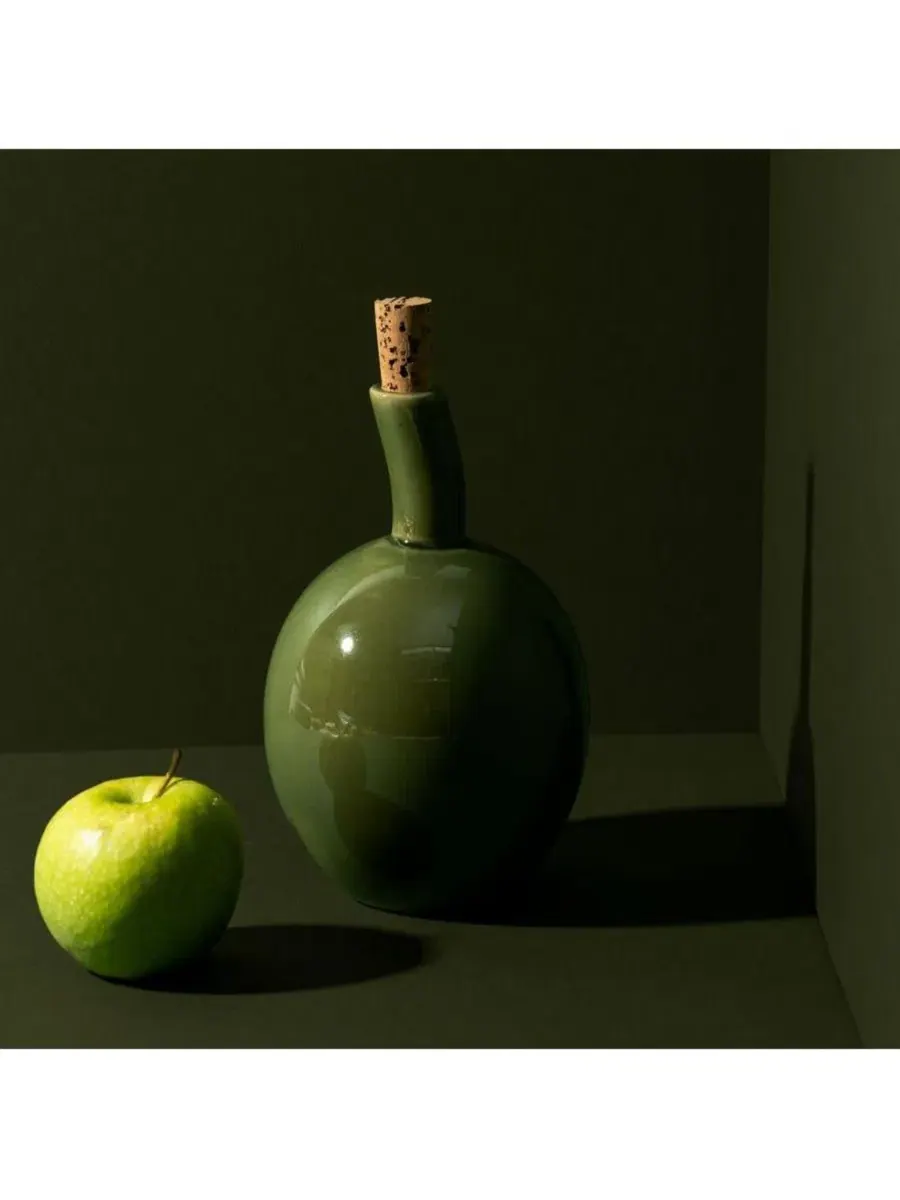 Керамический диспенсер для оливкового масла 1 л Zitouna Gharyan Stoneware — изображение 2 из 3, зеленый