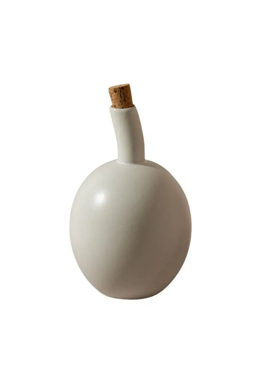 Керамический графин для масла Zitouna, 1 л Gharyan Stoneware — изображение 1 из 3, белый