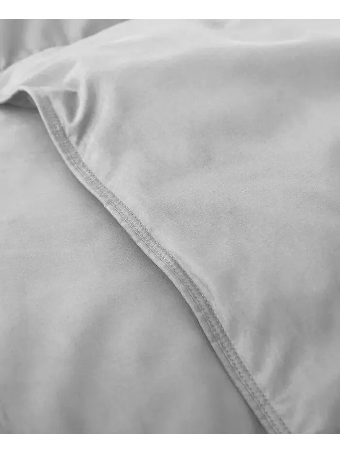 Уютное всесезонное одеяло из пухового волокна 360TC, двойное Unikome — изображение 3 из 5, темный серый