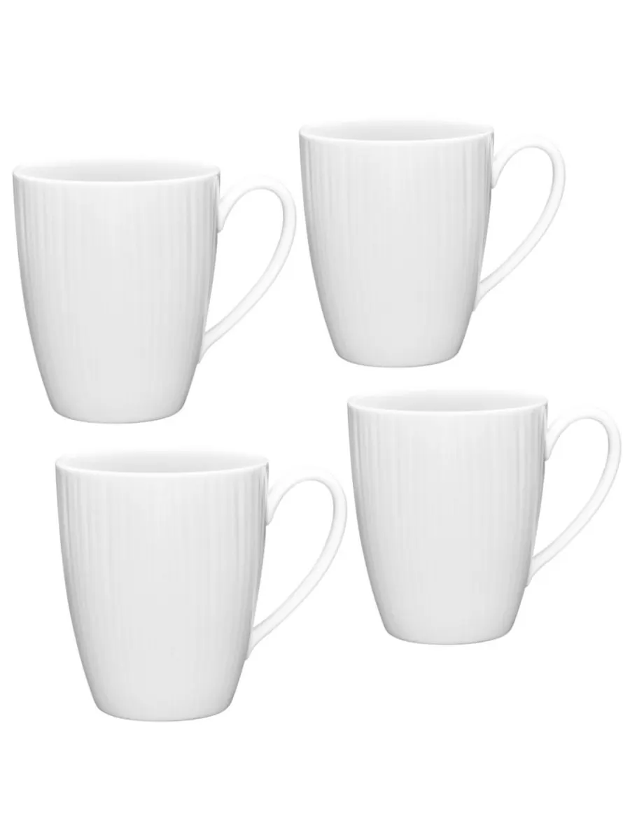 Набор из 4 кружек Conifere, 12 унций Noritake — изображение 1 из 2, белый