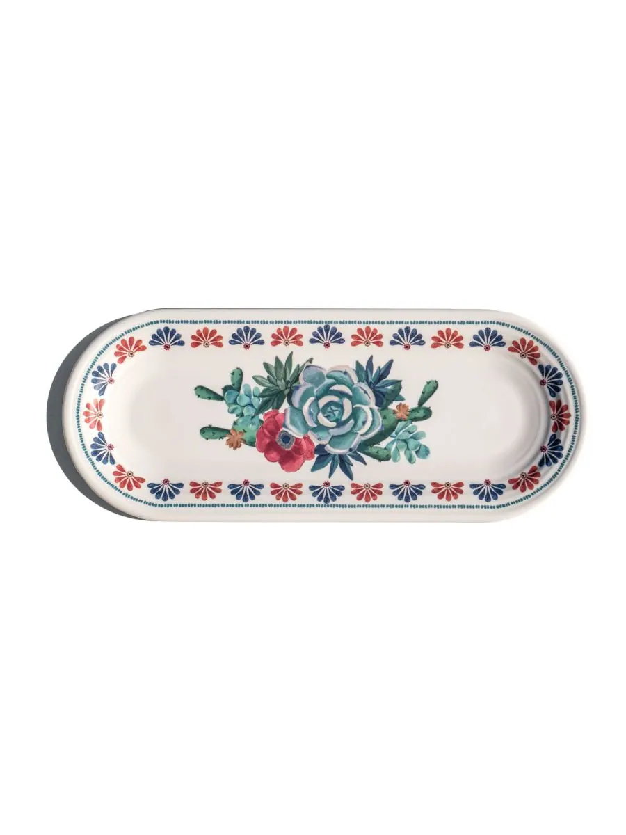 Поднос для сэндвичей с пустынными суккулентами Abode Homewares — изображение 1 из 3, бежевый