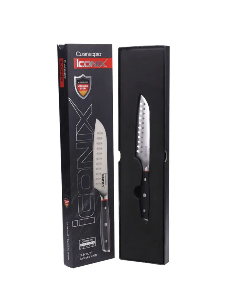Нож Santoku Iconix 13 см Cuisine::Pro — изображение 2 из 2, нет цвета