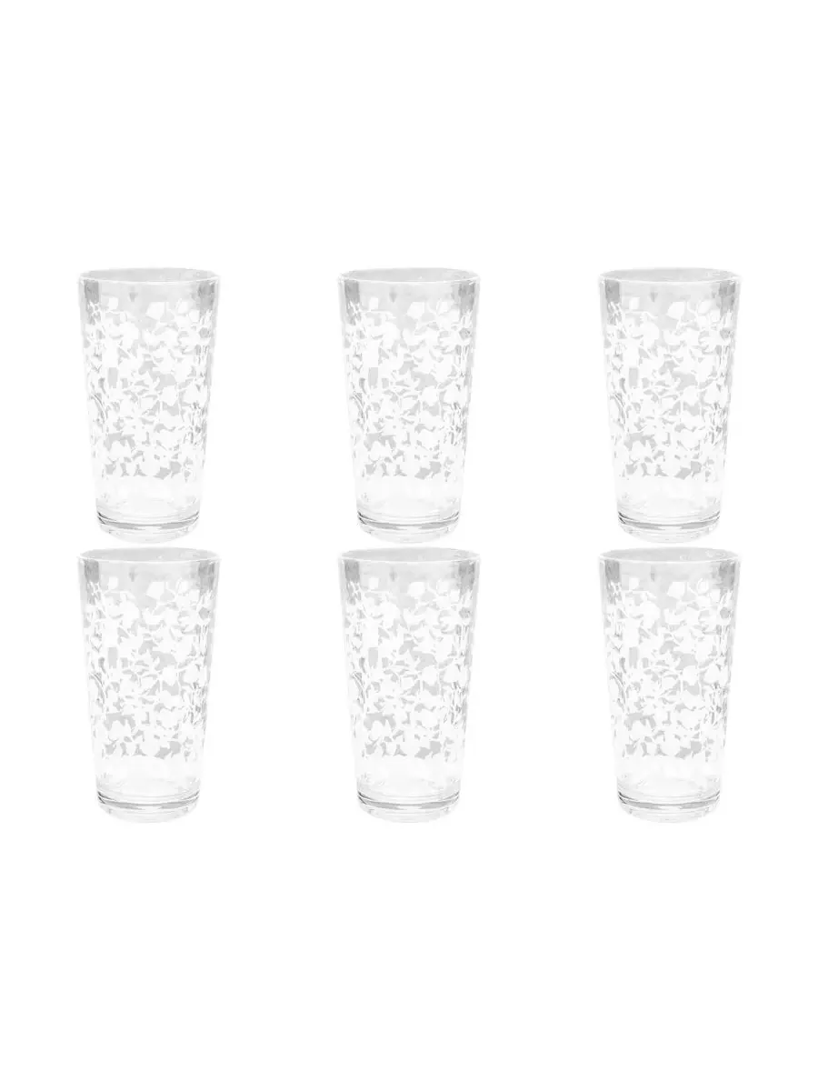 Набор из 6 бокалов Stax Optic Twist Double Old Fashioned Abode Homewares — изображение 1 из 3, прозрачный