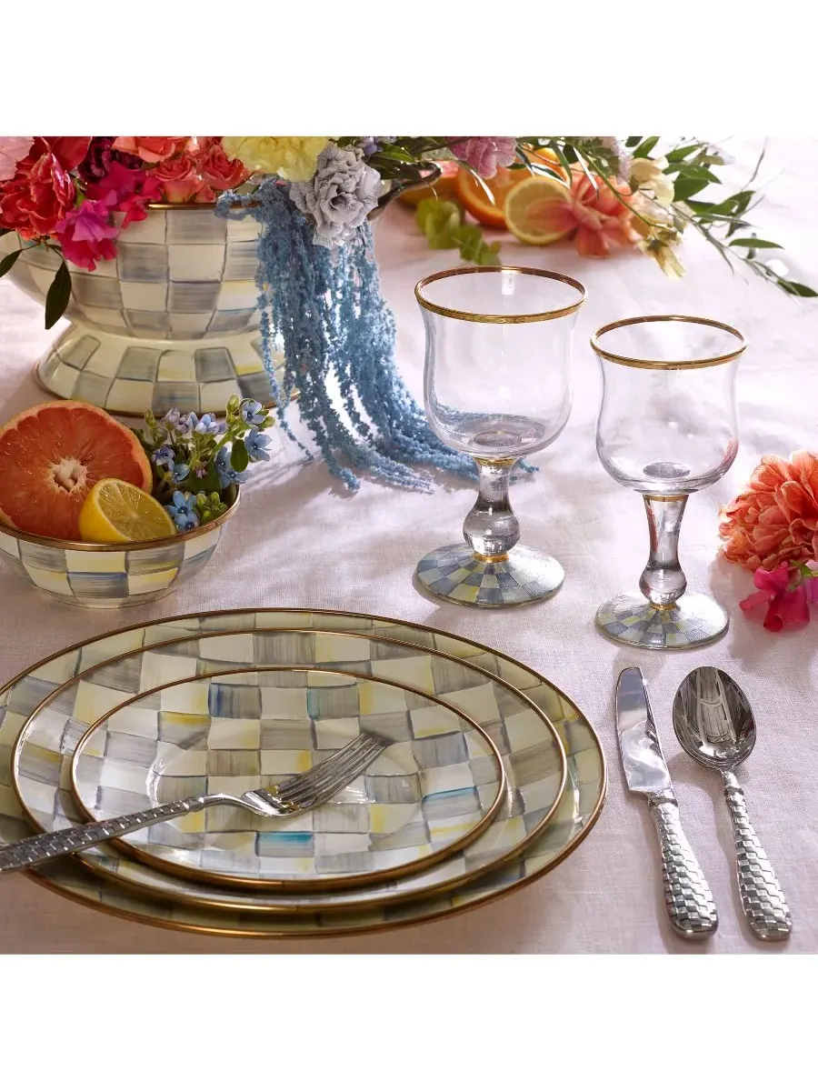Миска Sterling Check Everything Bowl Mackenzie-Childs — изображение 3 из 4, мульти