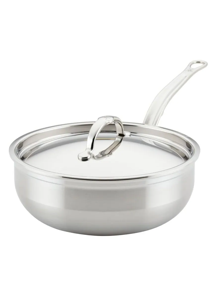 Hestan Сковорода с крышкой ProBond Clad TITUM из нержавеющей стали с антипригарным покрытием — изображение 1 из 5