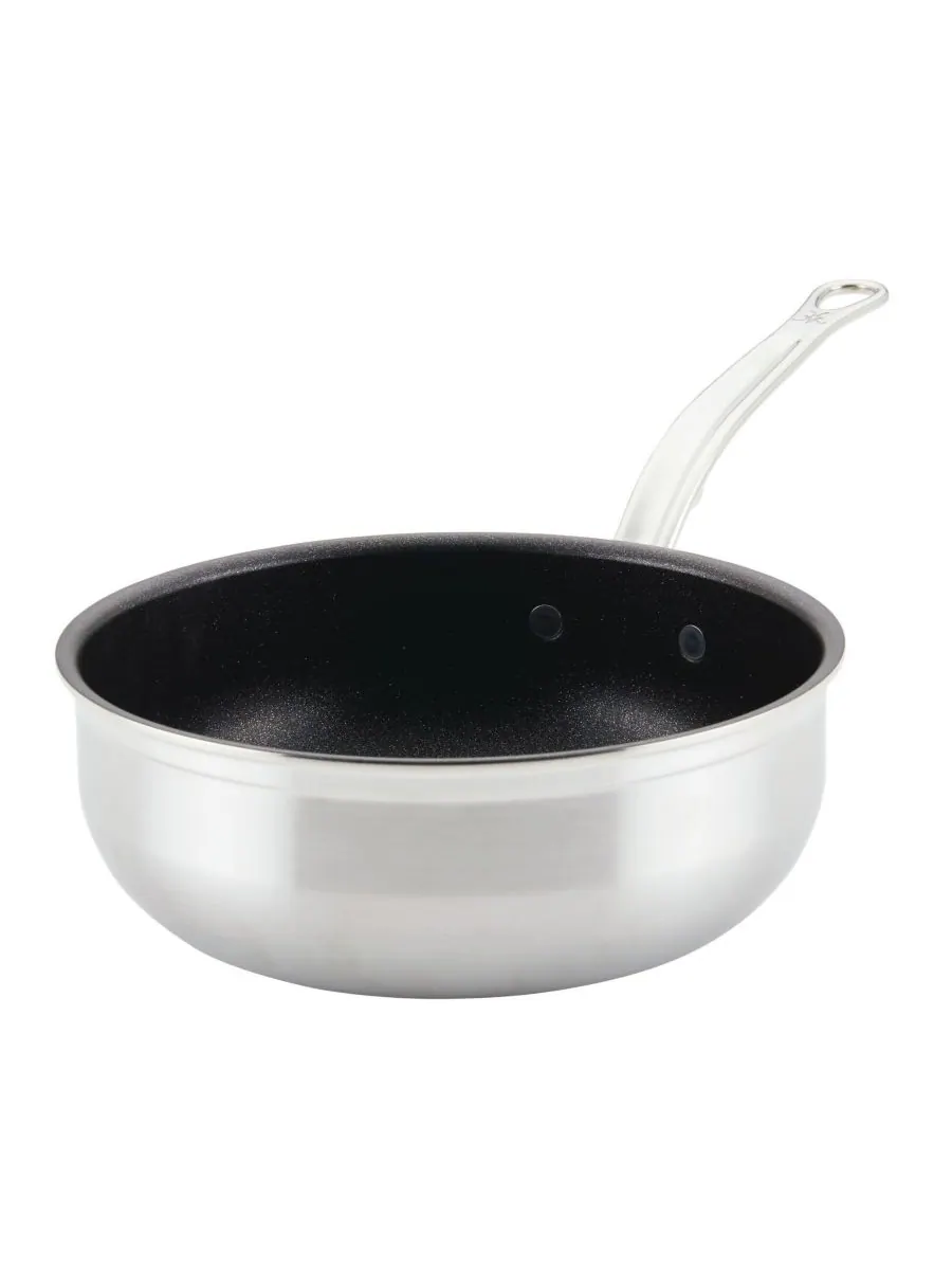 Hestan Сковорода с крышкой ProBond Clad TITUM из нержавеющей стали с антипригарным покрытием — изображение 3 из 5