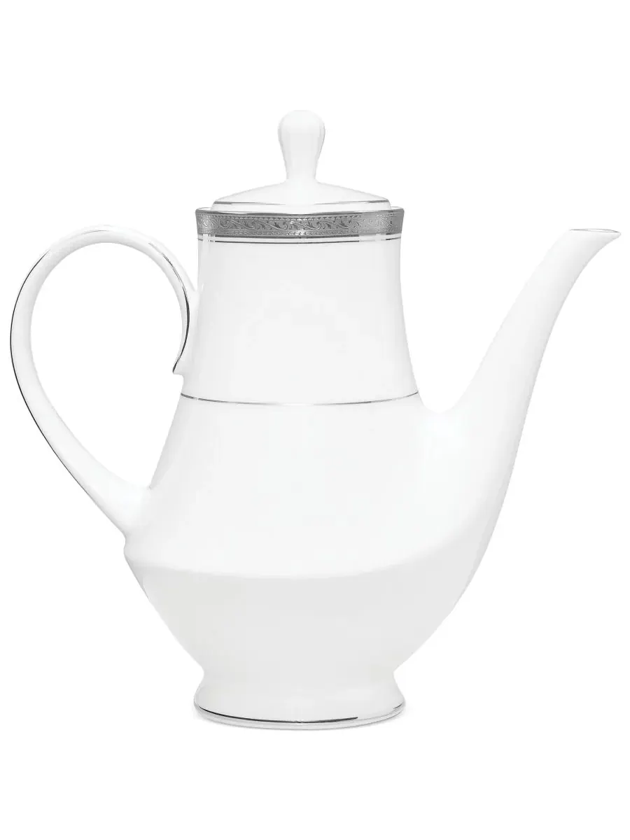 Кофейник Noritake Crestwood Platinum, 1,65 л — изображение 1 из 2, нет цвета