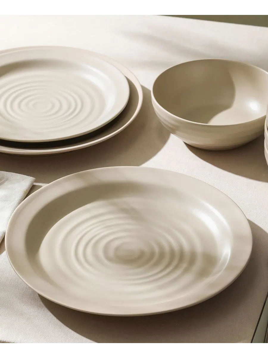 Набор посуды Orbit из 24 предметов, на 8 персон Stone Lain — изображение 5 из 6, бежевый