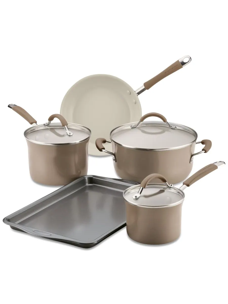 Набор посуды Cucina с керамическим антипригарным покрытием, 8 предметов, созданный специально для