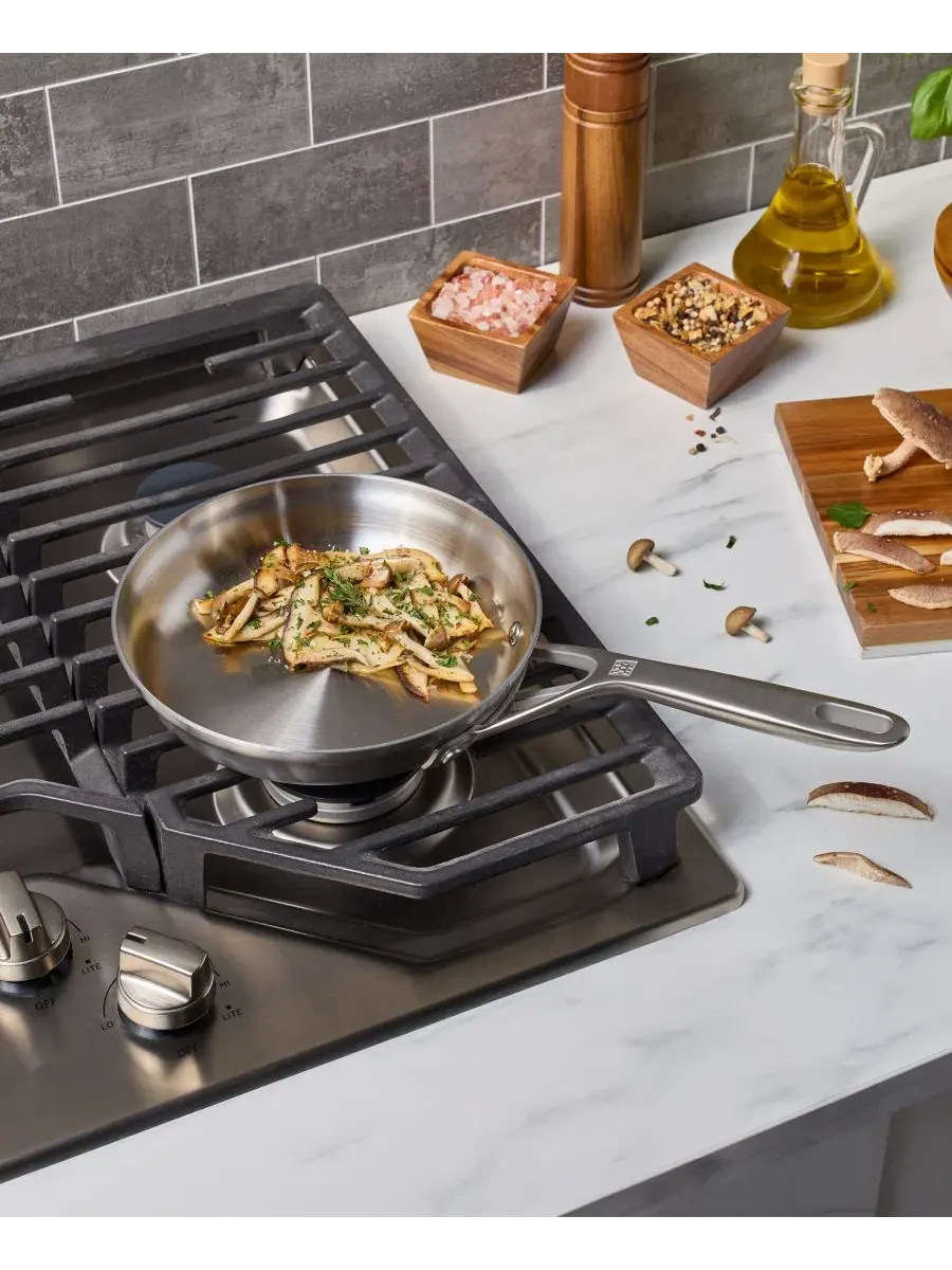 Сковорода Zwilling Motion Stainless Steel, 21 см — изображение 2 из 6, серебряный