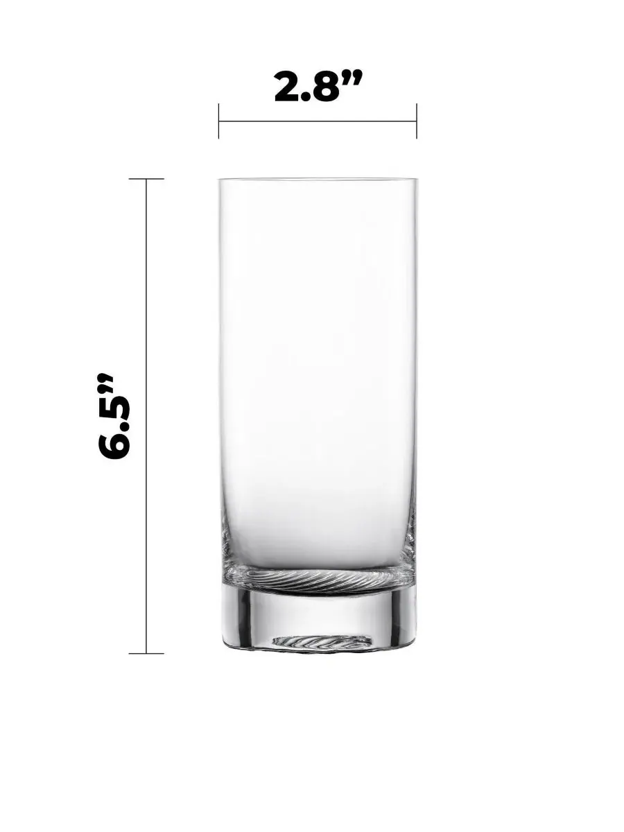 Стаканы для лонгдринка Echo, набор из 4 шт Zwiesel Glas — изображение 2 из 6, прозрачный