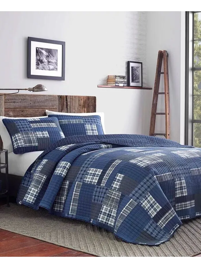 Наборы одеял Eastmont Eddie Bauer — изображение 3 из 11, темно-синий