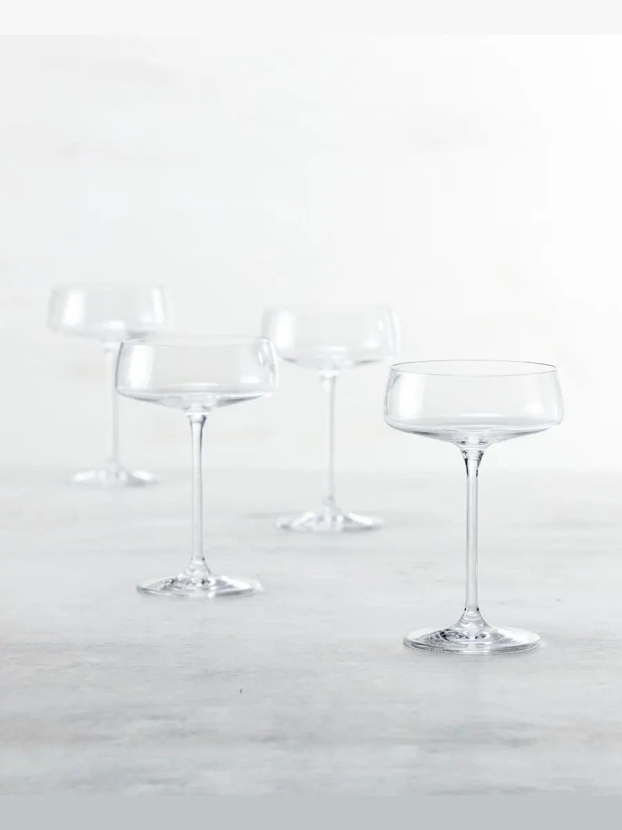 Набор из 4 хрустальных коктейльных бокалов Sensa Coupe Zwiesel Glas — изображение 3 из 7, прозрачный