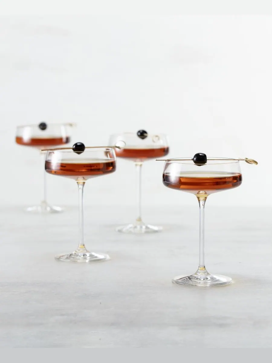 Набор из 4 хрустальных коктейльных бокалов Sensa Coupe Zwiesel Glas — изображение 4 из 7, прозрачный