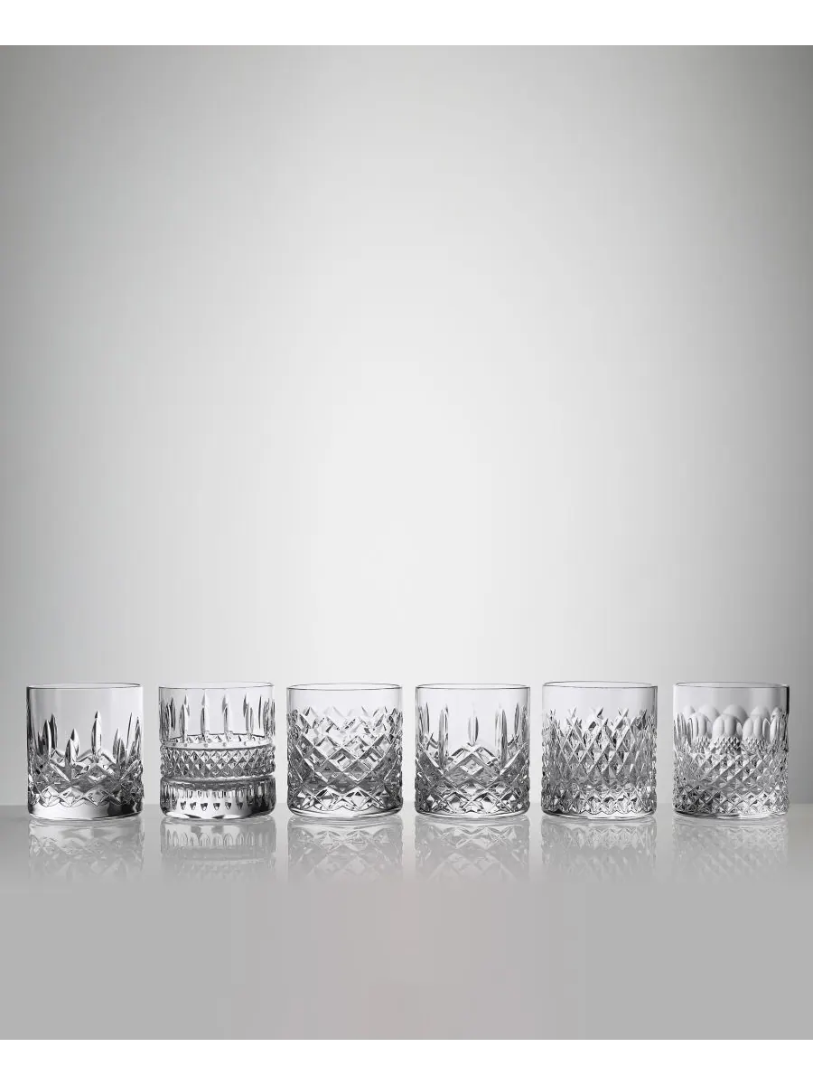 Набор из 6 стаканов Connoisseur Straight Tumbler объемом 6 унций Waterford — изображение 2 из 6, прозрачный