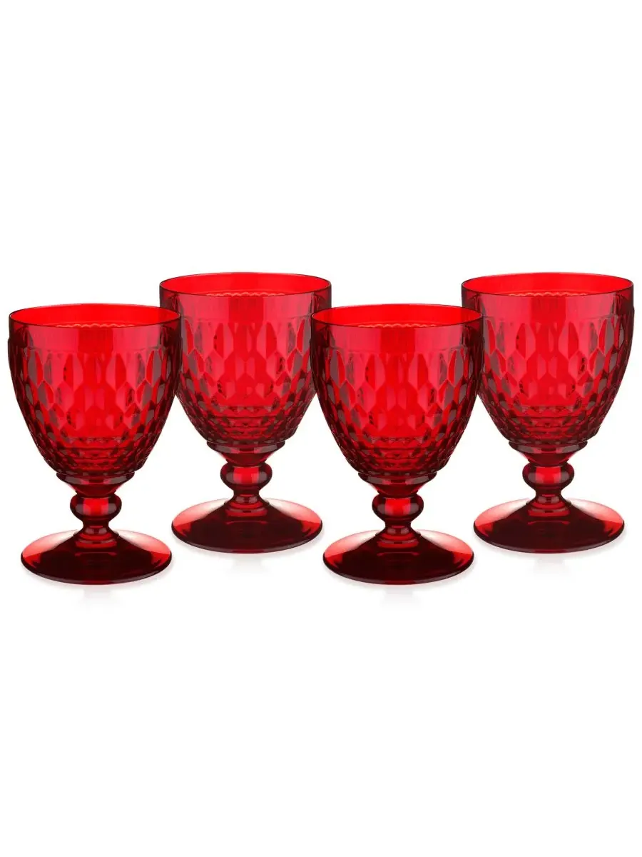 Бостонские бокалы, набор из 4 штук Villeroy & Boch — изображение 1 из 2, красный