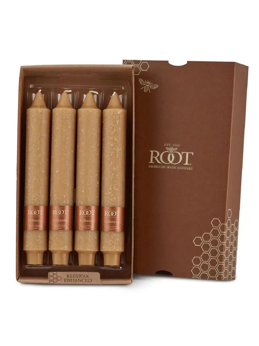 Набор из 4 конусных свечей Timberline Collenette 23 см Root Candles