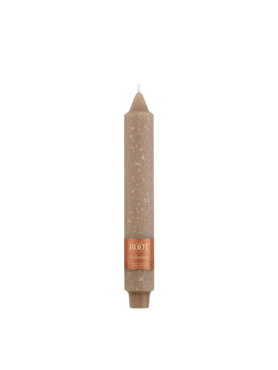 Набор из 4 конусных свечей Timberline Collenette 23 см Root Candles — изображение 2 из 4, тауп