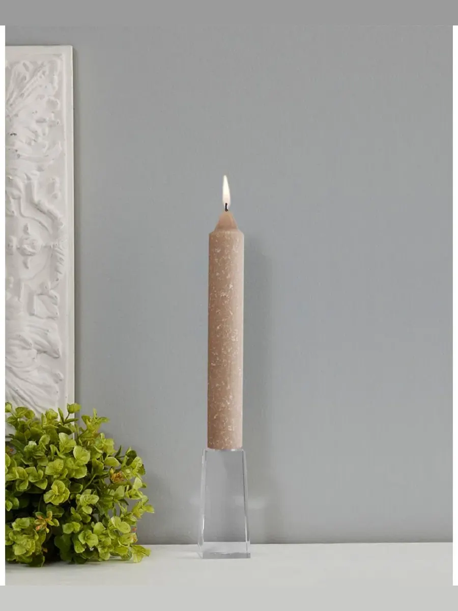 Набор из 4 конусных свечей Timberline Collenette 23 см Root Candles — изображение 3 из 4, тауп