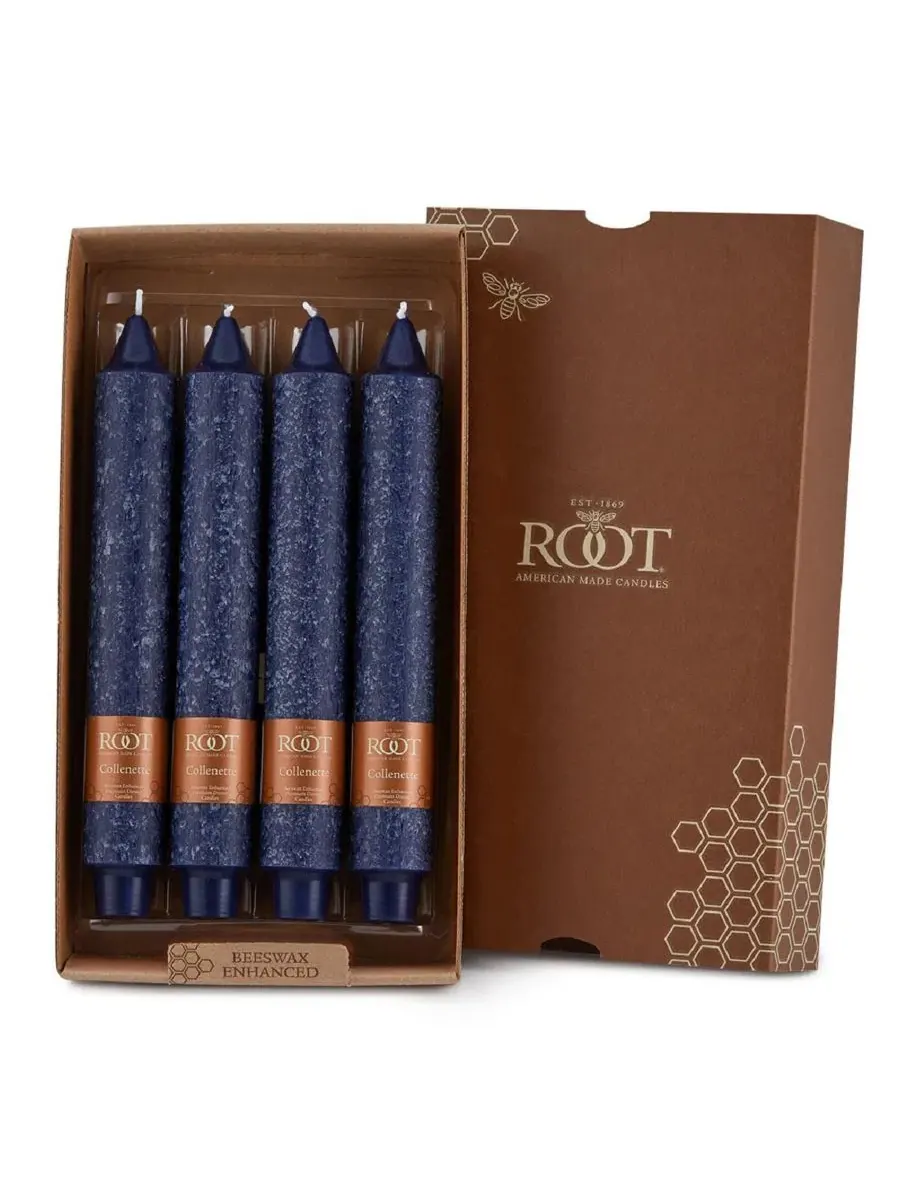 Набор из 4 конусных свечей Timberline Collenette 23 см Root Candles — изображение 1 из 4, бездонный