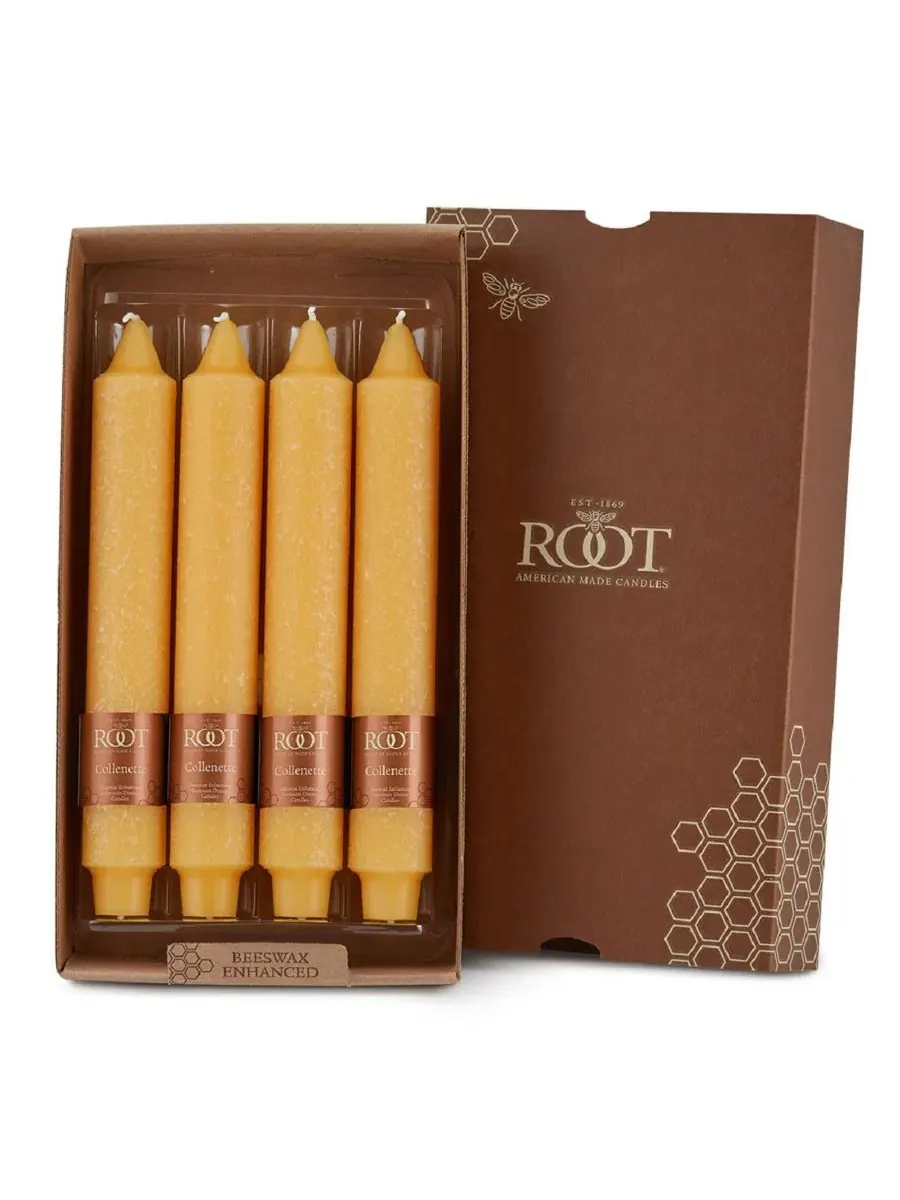 Набор из 4 конусных свечей Timberline Collenette 23 см Root Candles