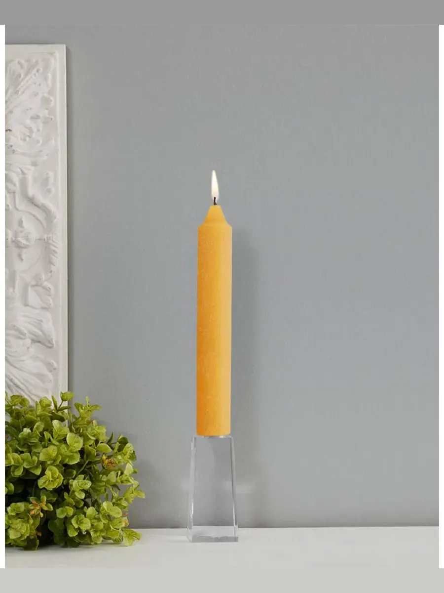 Набор из 4 конусных свечей Timberline Collenette 23 см Root Candles — изображение 3 из 3, коричневый
