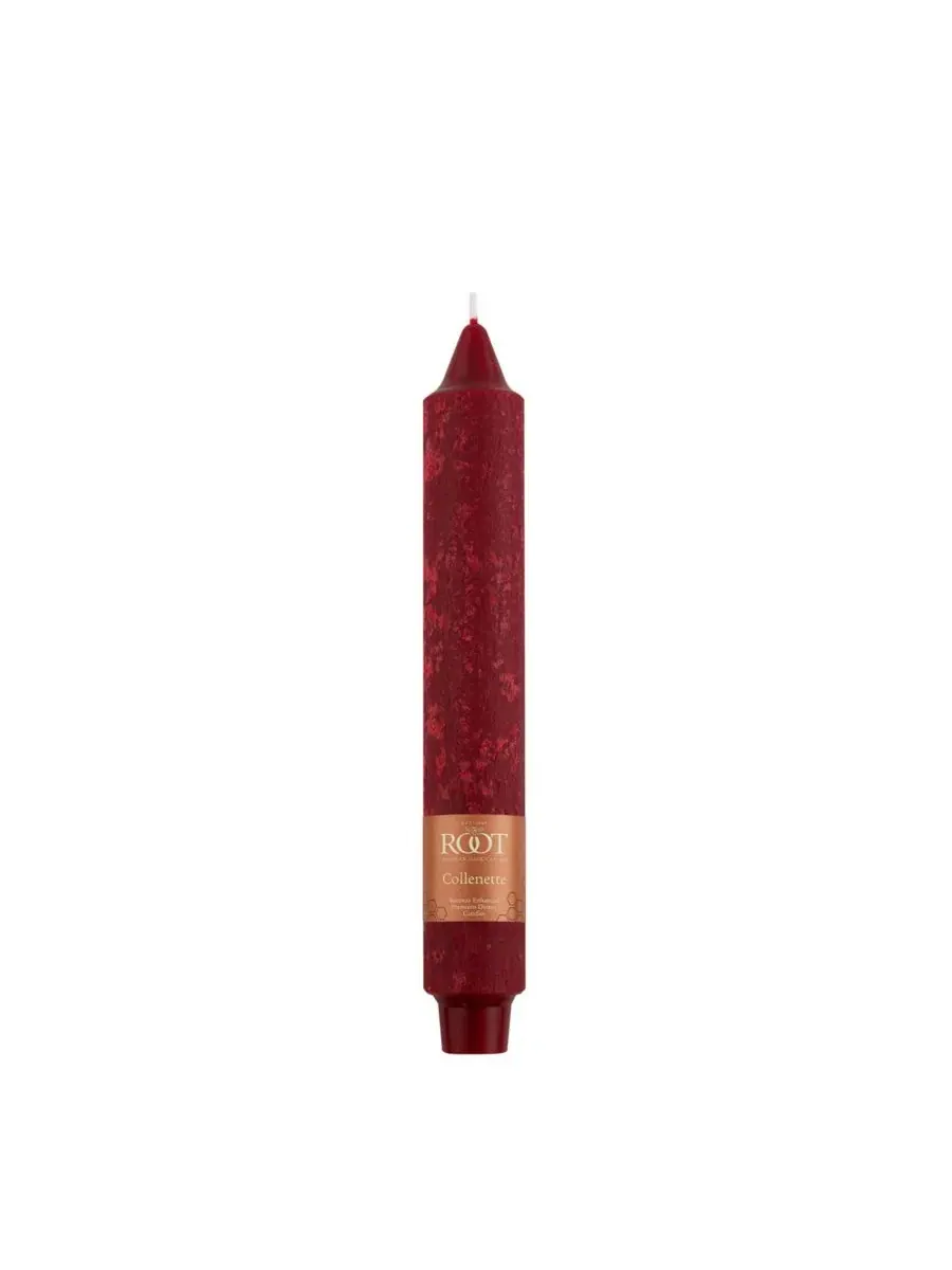 Набор из 4 конусных свечей Timberline Collenette 23 см Root Candles, гранатовый — изображение 2 из 5