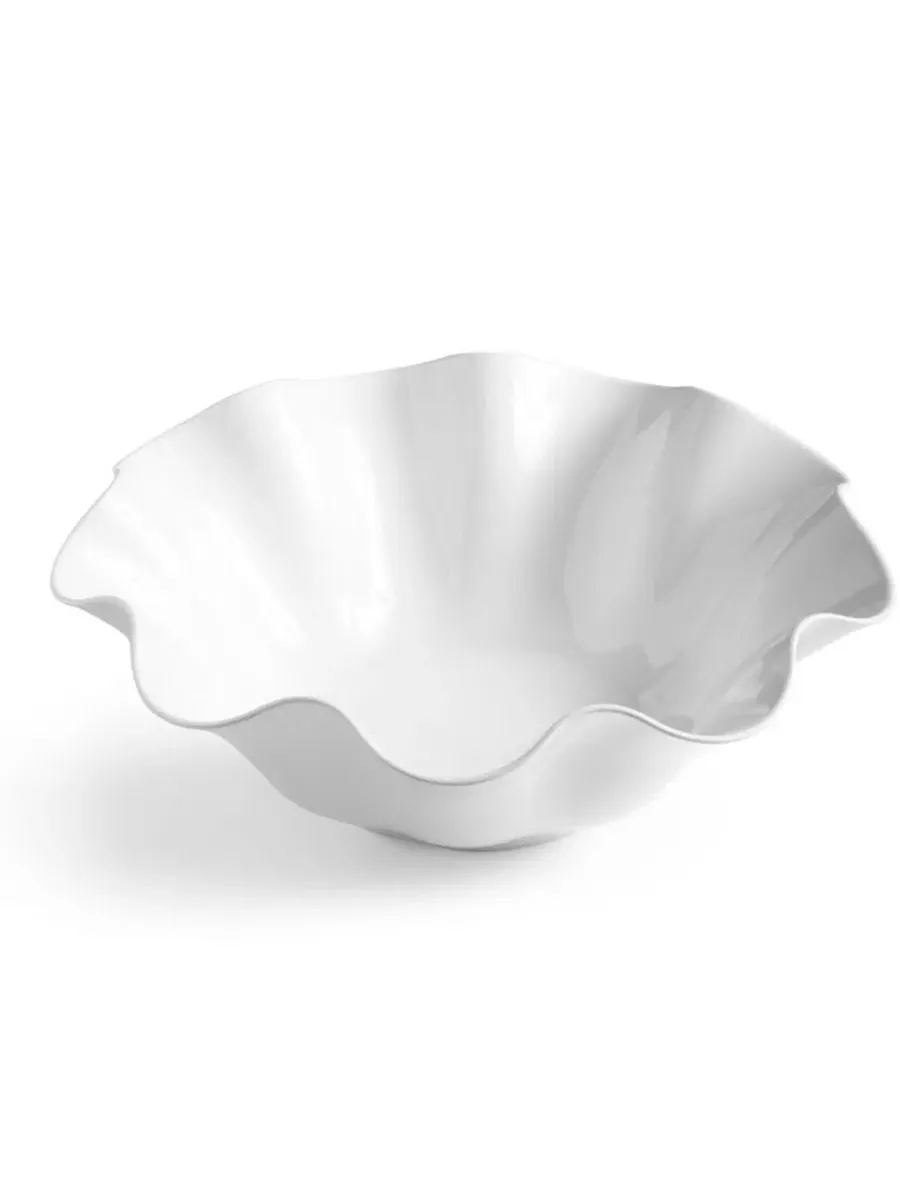 Сервировочная миска-ракушка Small White Clam Q Squared