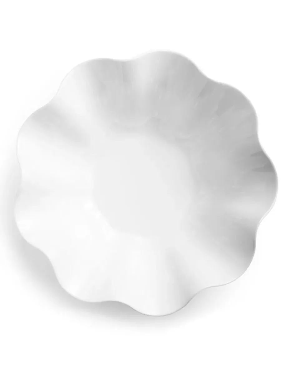 Сервировочная миска-ракушка Small White Clam Q Squared — изображение 2 из 2, белый