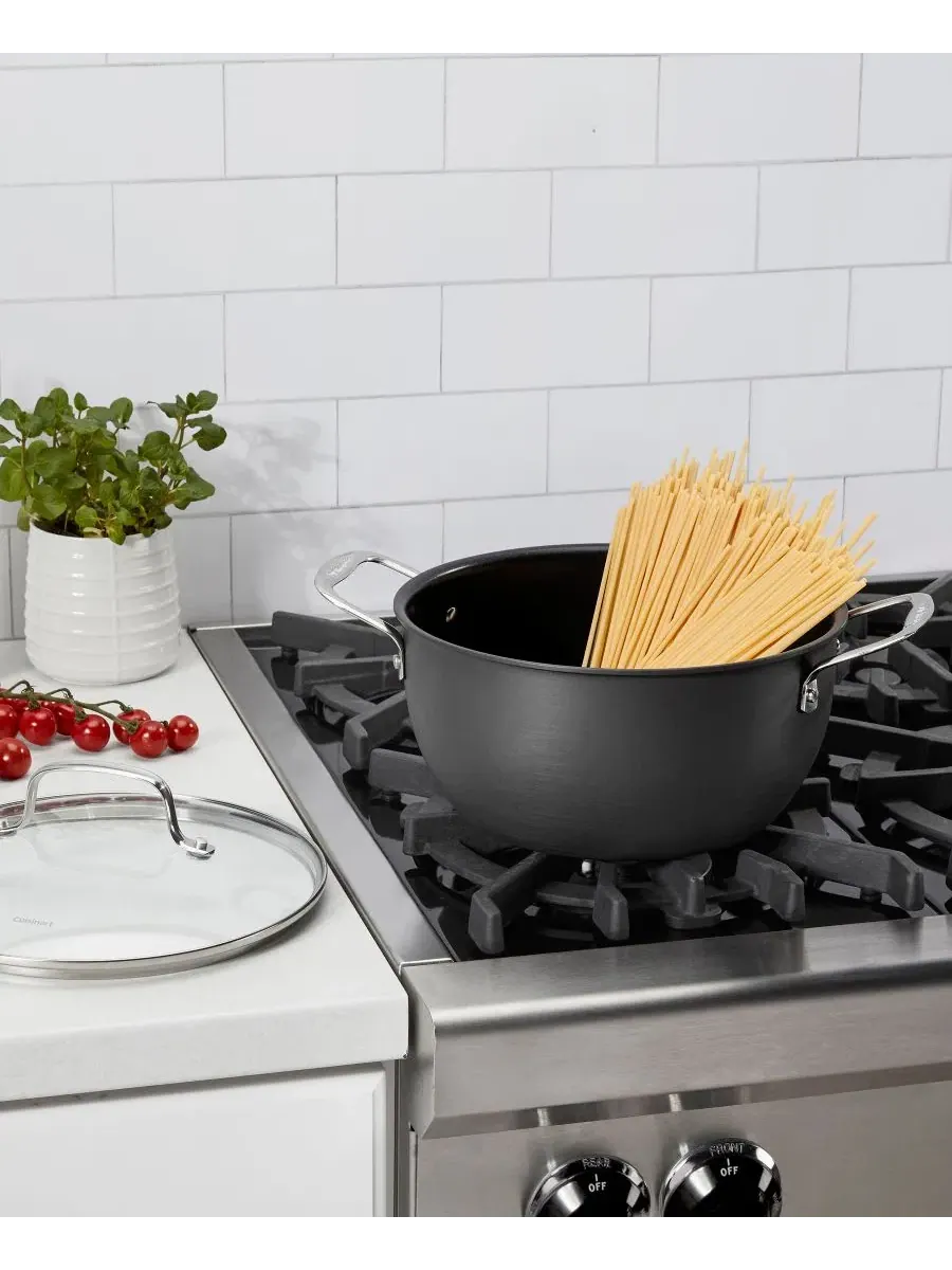 Сковорода-сотейник 5 л с крышкой Hard Anodized Aluminum Cuisinart — изображение 3 из 3, черный