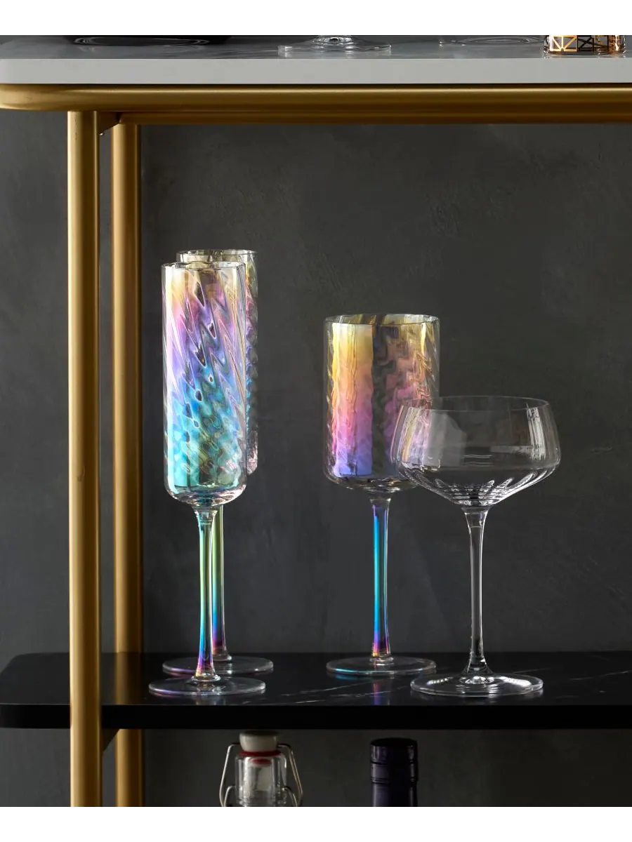 Набор из 4 флейт Tuscany Classics Iridescent Lenox — изображение 5 из 6, прозрачный