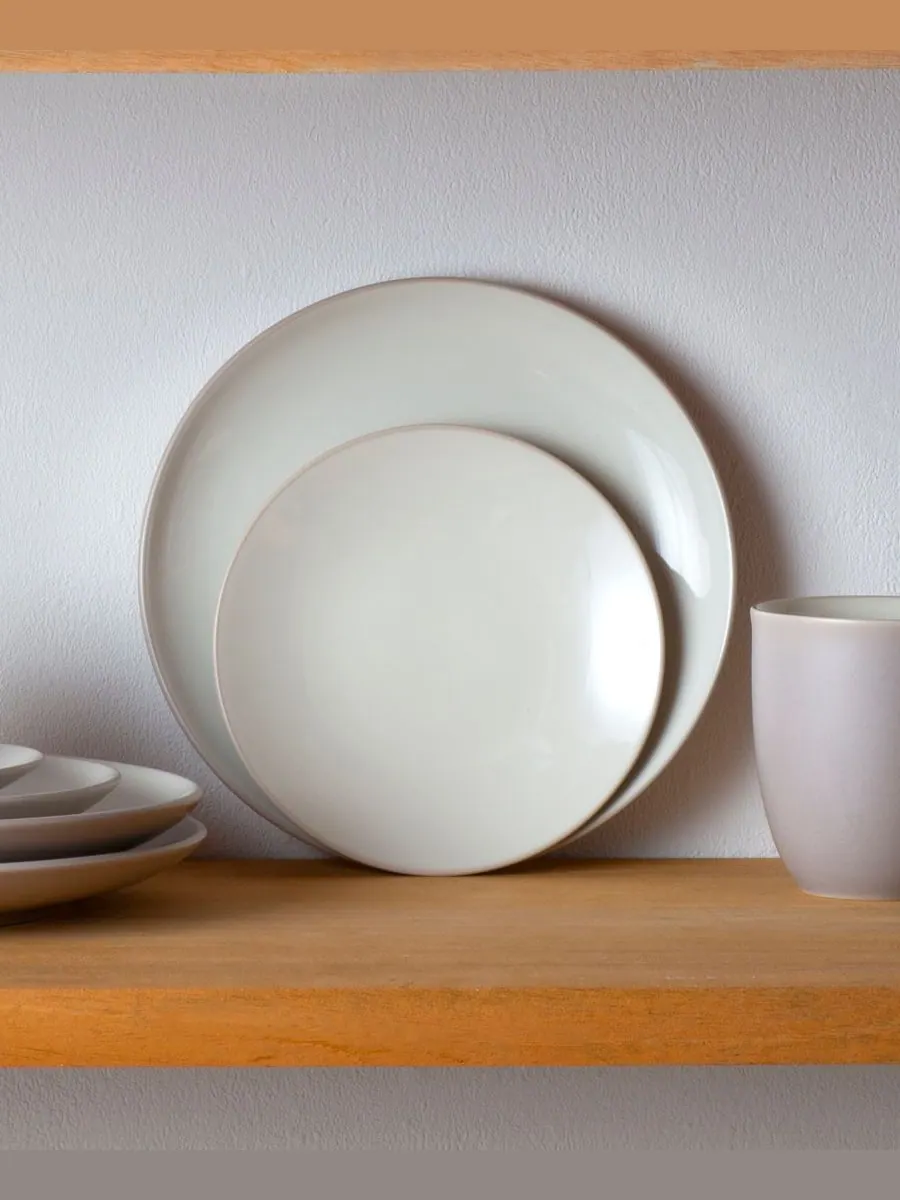 Набор из 4 салатных тарелок Colorwave Coupe Noritake — изображение 4 из 10, бежевый