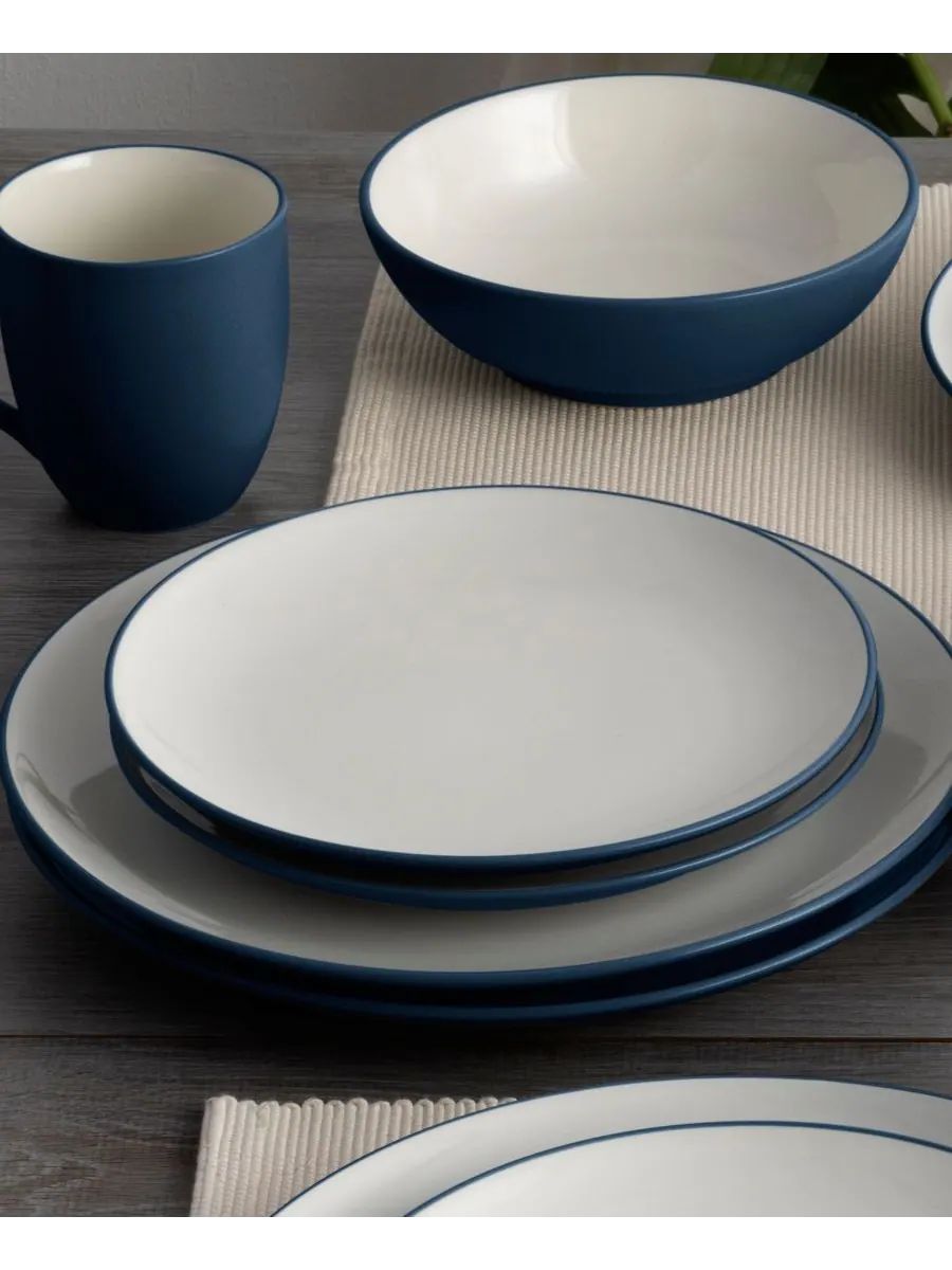 Набор из 4 салатных тарелок Colorwave Coupe Noritake — изображение 3 из 10, синий