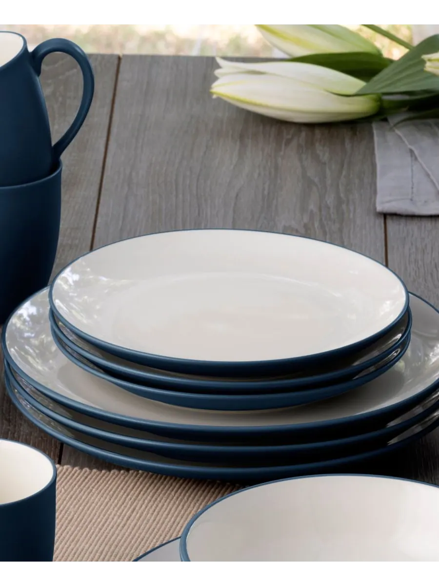 Набор из 4 салатных тарелок Colorwave Coupe Noritake — изображение 5 из 10, синий