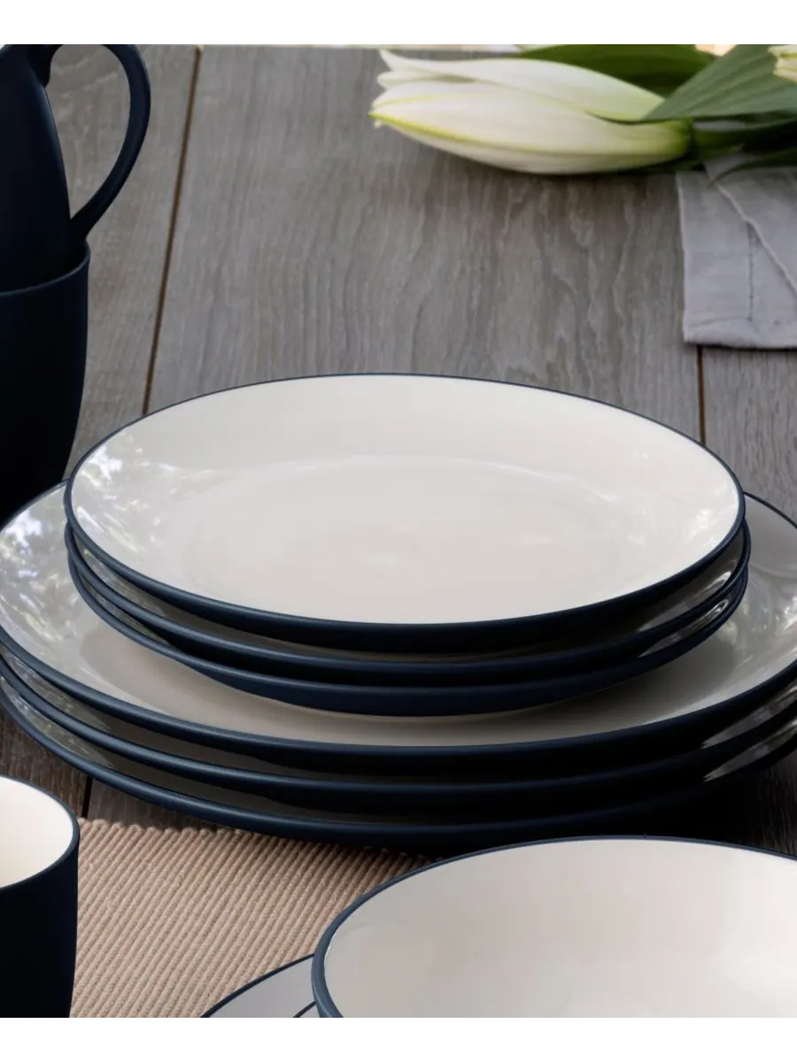 Набор из 4 салатных тарелок Colorwave Coupe Noritake — изображение 5 из 10, темно-синий