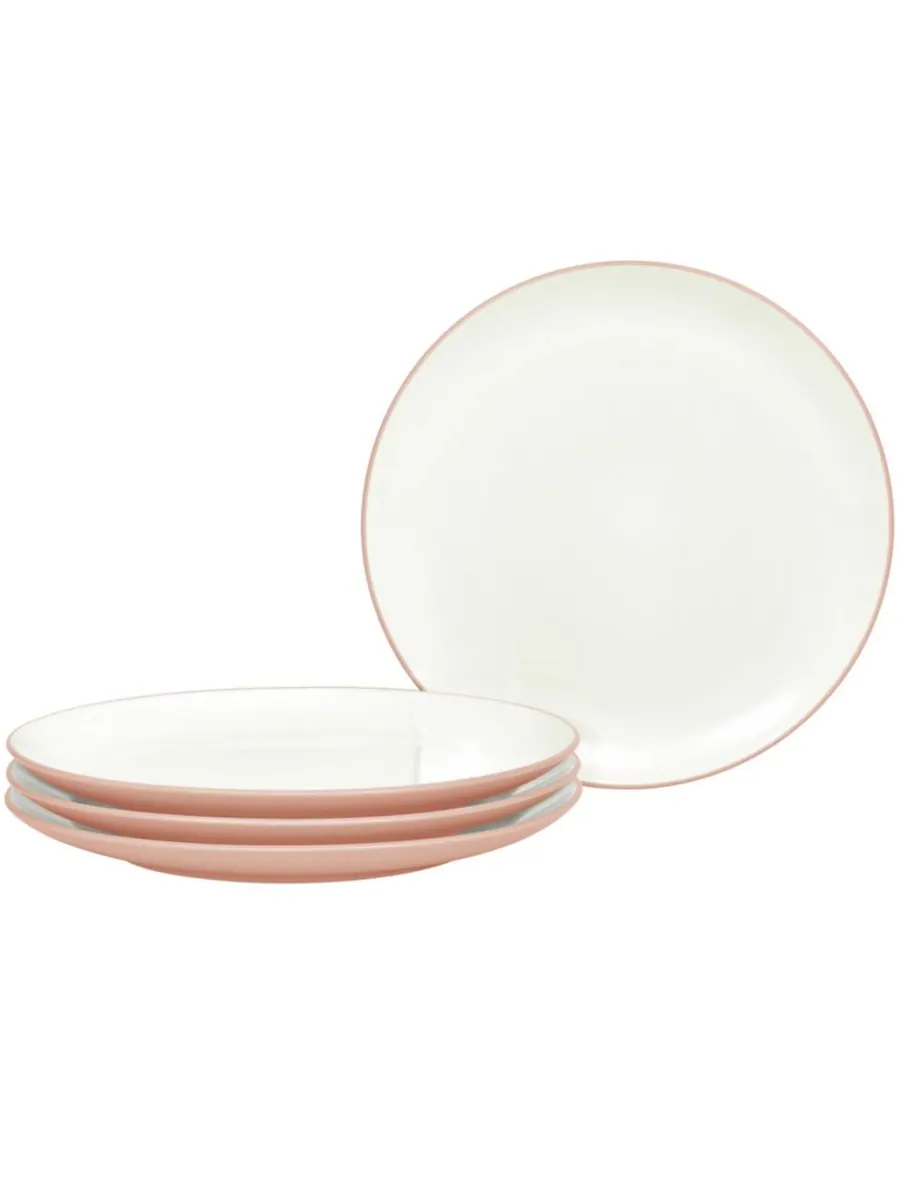 Набор из 4 салатных тарелок Colorwave Coupe Noritake — изображение 1 из 10, розовый