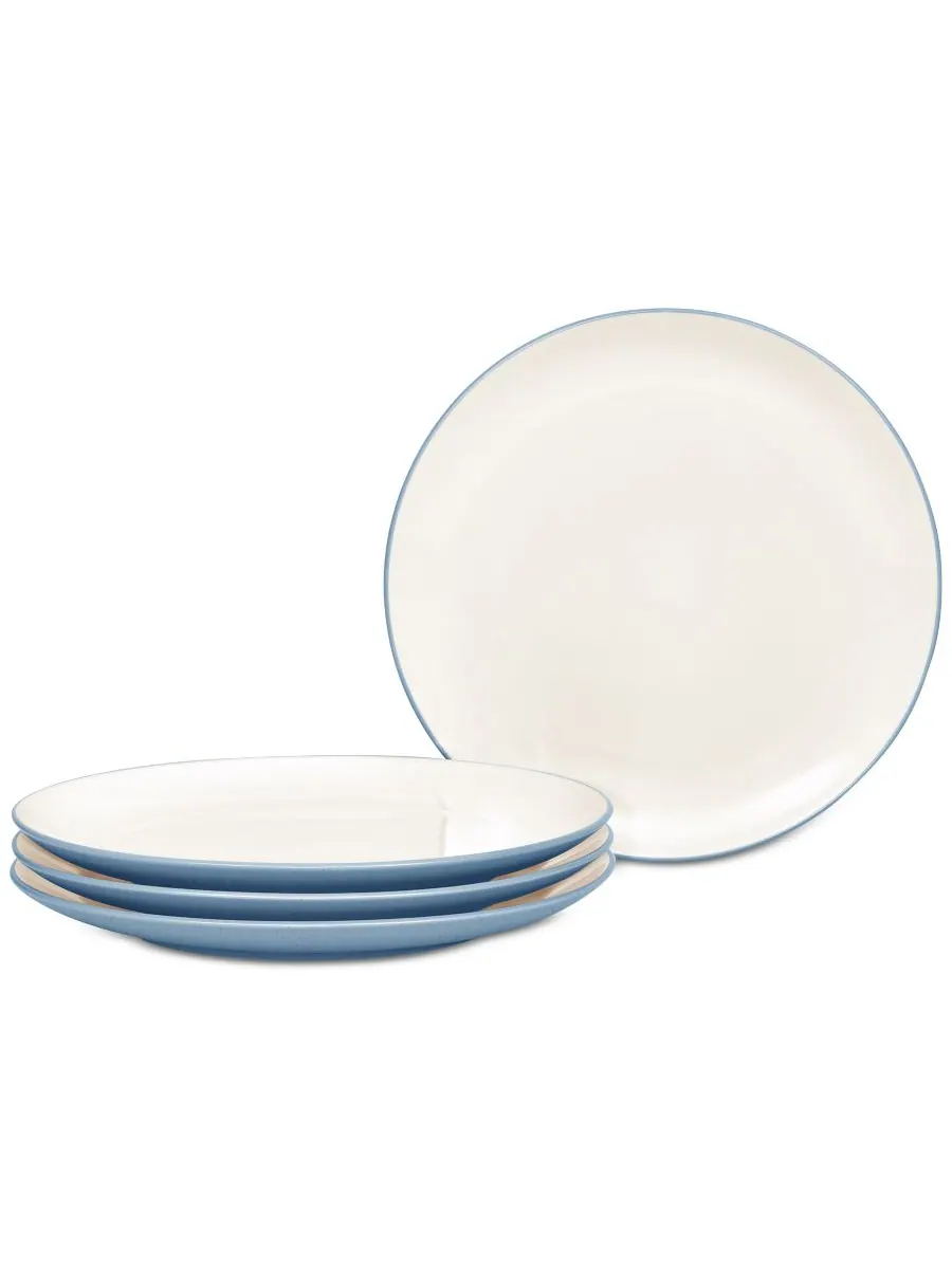 Набор из 4 салатных тарелок Colorwave Coupe Noritake — изображение 1 из 10, ледяной