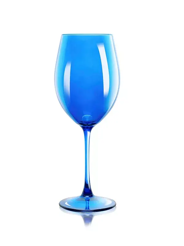 Бокалы для вина Carnival универсальные, 20 унций, набор из 4 шт. Qualia Glass — изображение 2 из 3, синий