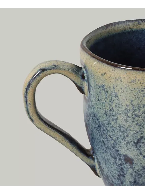 Керамические кофейные кружки, набор из 4 шт. Porto Brasil — изображение 3 из 4, джинсовый синий