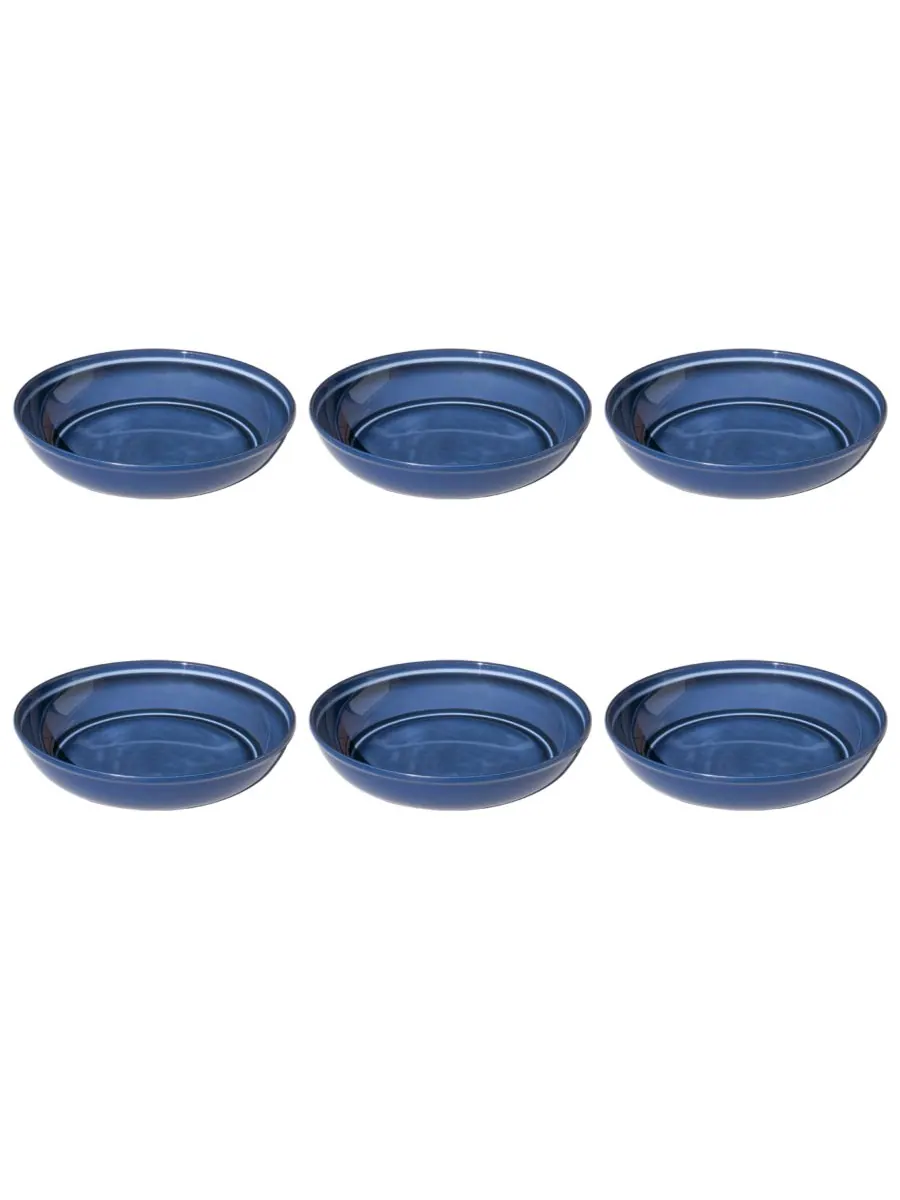 Набор из 6 низких мисок Madison, сервиз на 6 персон Abode Homewares