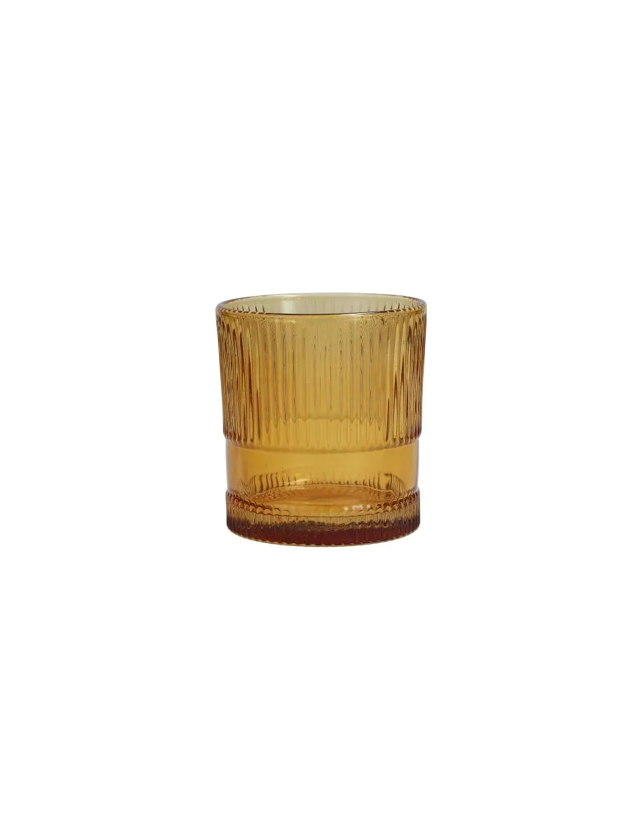 Набор из 4 стаканов NoHo Double Old-Fashioned объемом 9,85 унций Fortessa — изображение 2 из 10, янтарный