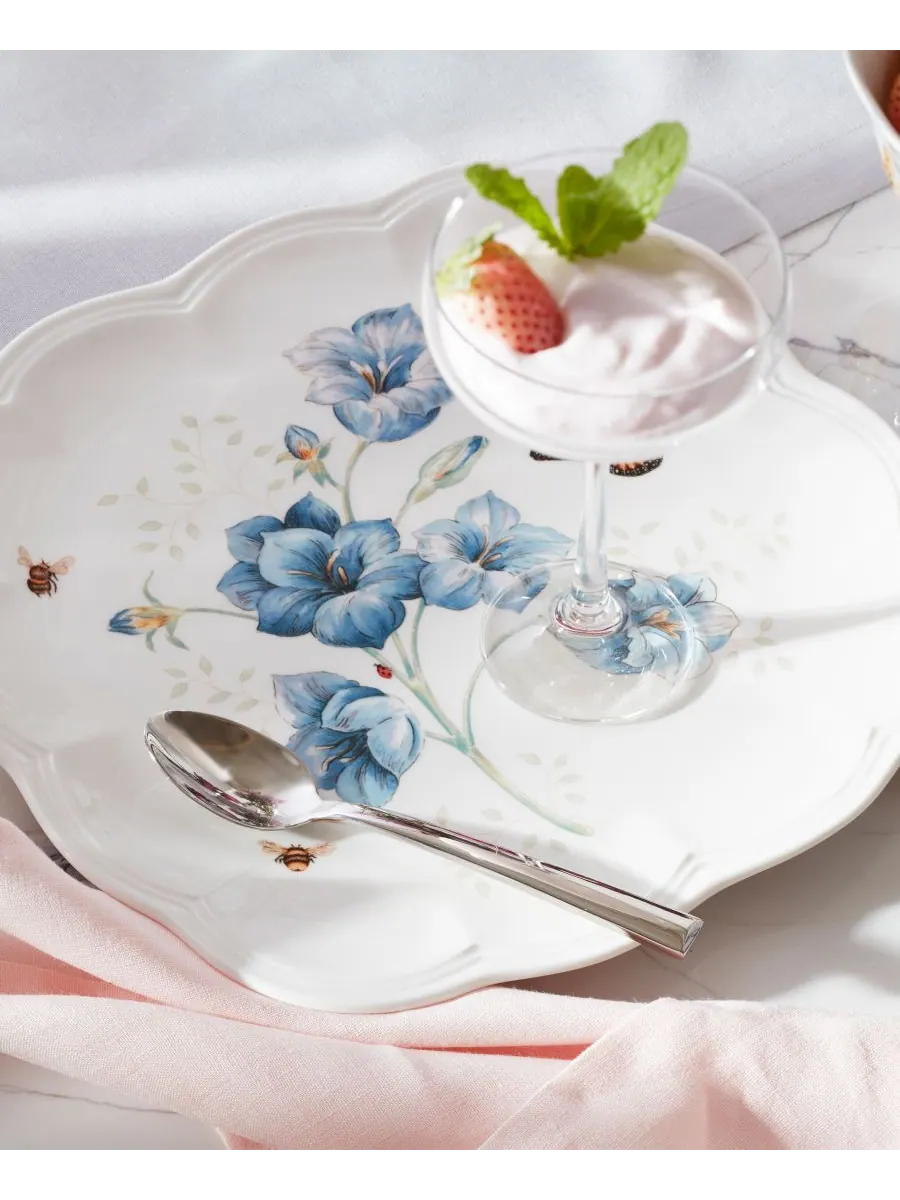 Набор посуды Butterfly Meadow Square из 18 предметов, на 6 персон Lenox — изображение 10 из 10, мульти белый