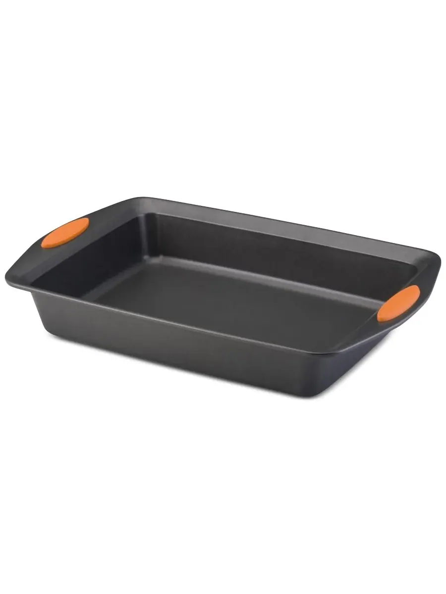Антипригарная форма для выпечки размером 23 x 33 см Rachael Ray — изображение 1 из 4, оранжевый