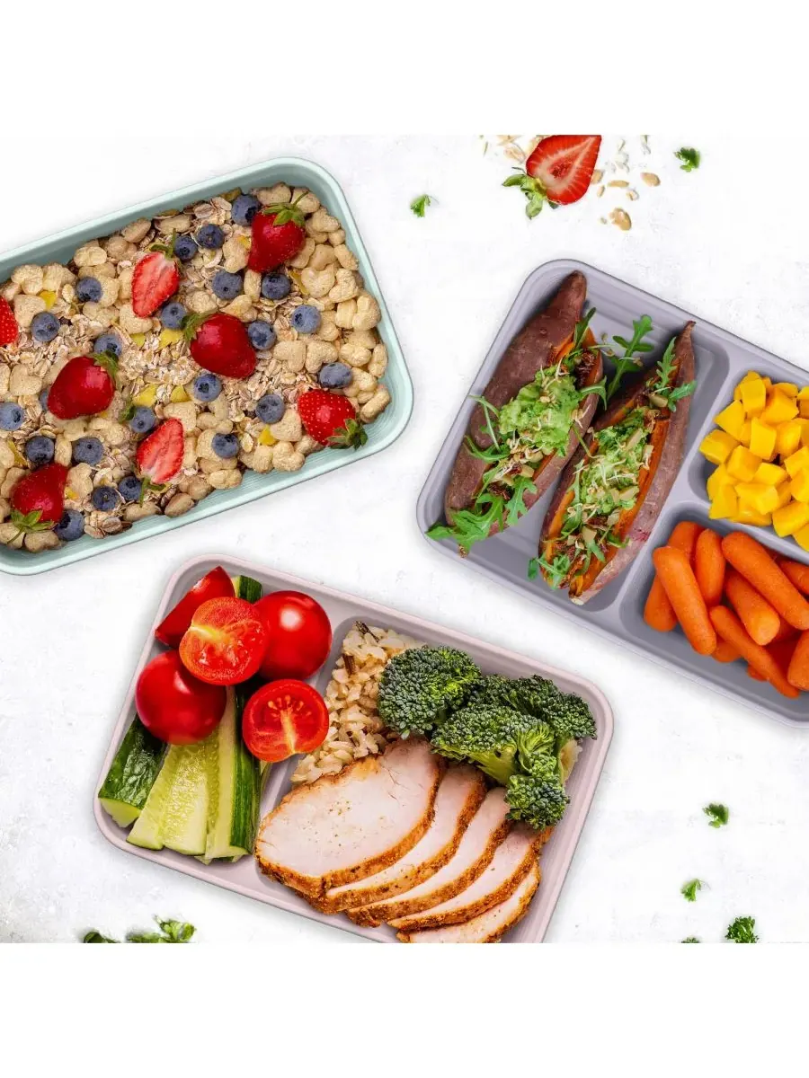 Набор для приготовления еды Prep Meal Prep Kit Gleam Metallic Collection, 60 предметов Bentgo — изображение 2 из 6, мульти