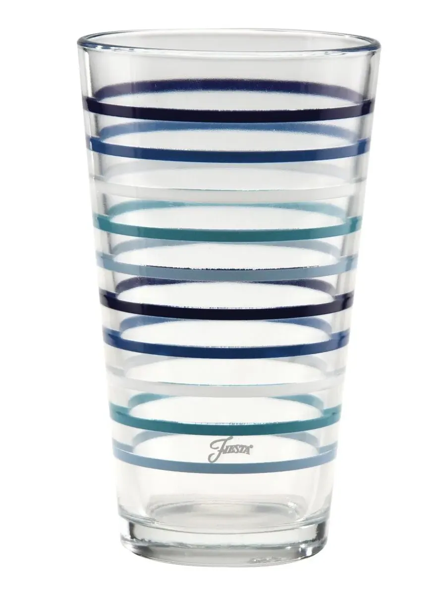 Набор из 6 стаканов Tapered Cooler, 0,47 л, с дизайном Coastal Blues Fiesta — изображение 2 из 3, мульти