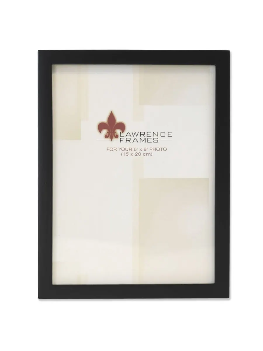Деревянная фоторамка, 6 x 8 дюймов Lawrence Frames — черный