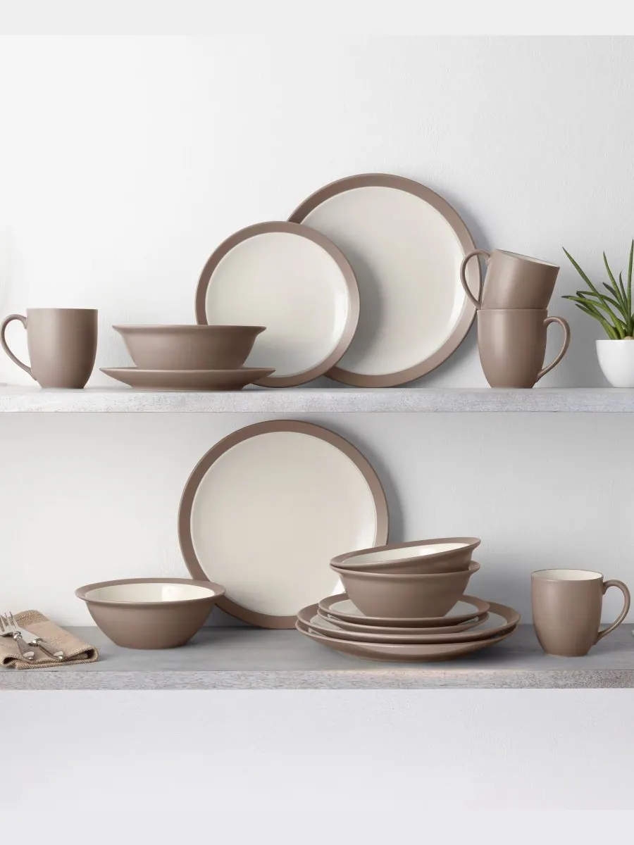 Набор посуды Colorwave Curve, 16 предметов, на 4 персоны Noritake — изображение 2 из 4, глина