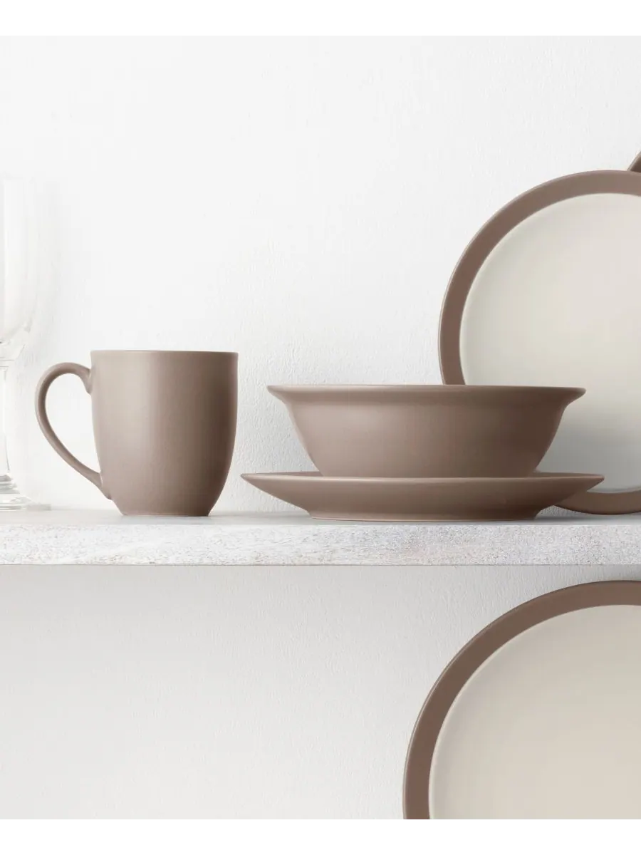 Набор посуды Colorwave Curve, 16 предметов, на 4 персоны Noritake — изображение 4 из 4, глина