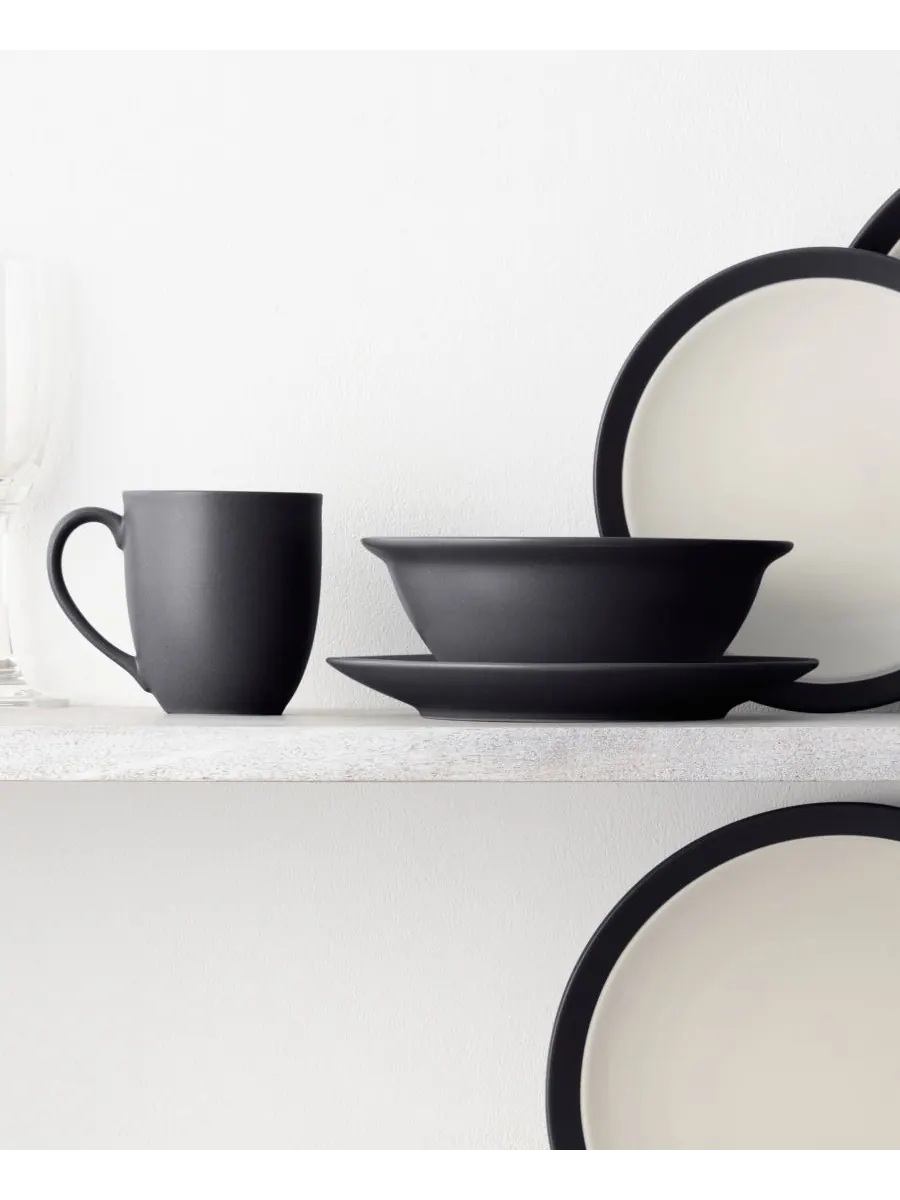 Набор посуды Colorwave Curve, 16 предметов, на 4 персоны Noritake — изображение 10 из 10, серый