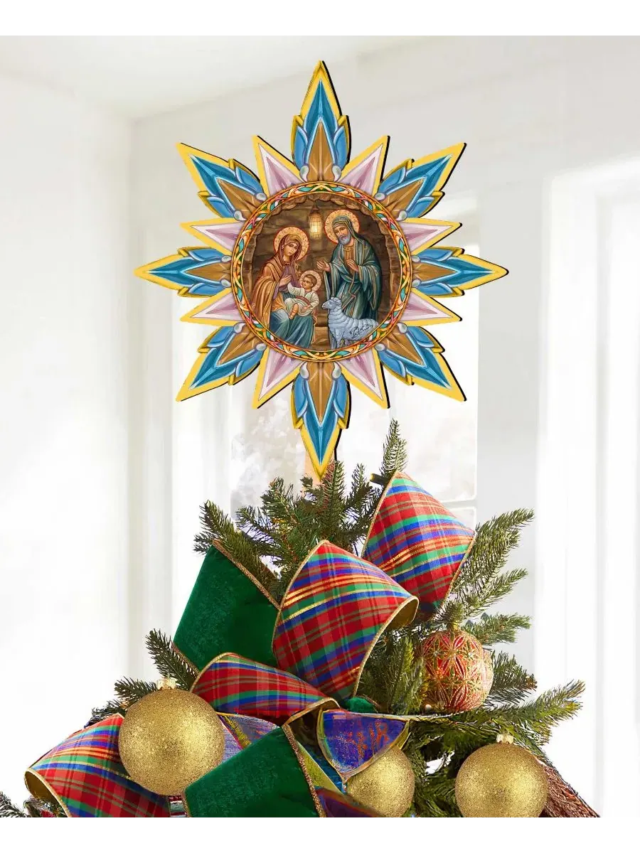 Рождественская верхушка на елку Orthodox Nativity Designocracy — изображение 2 из 8, мульти
